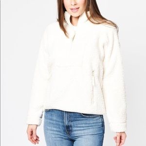 New VINCE fleece Quarter Zip